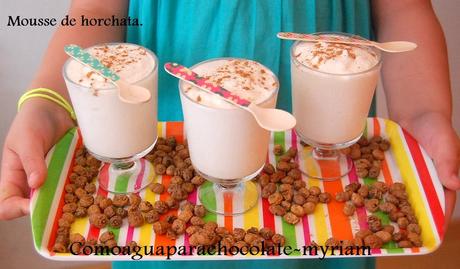 MOUSSE DE HORCHATA.