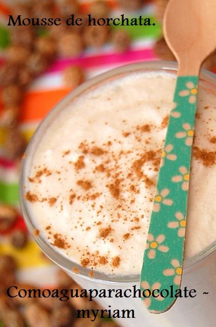 MOUSSE DE HORCHATA.