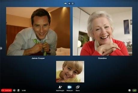 conversacion a tres Skype