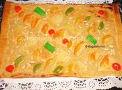 Coca rápida crema fruta confitada