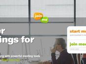 Join.me, reuniones seguras gratis línea compartiendo pantalla audio