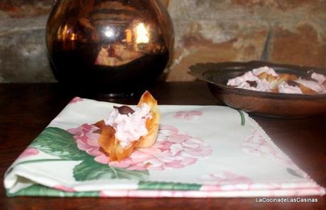 Molinillos  Filo de Mousse de Fresa y Chocolate Negro