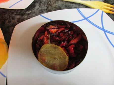 TIMBAL DE PIMIENTOS Y PATATAS