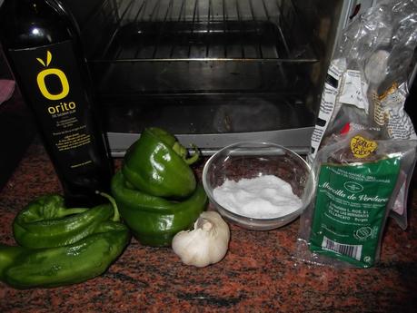 PIMIENTOS VERDES RELLENOS DE ARROZ