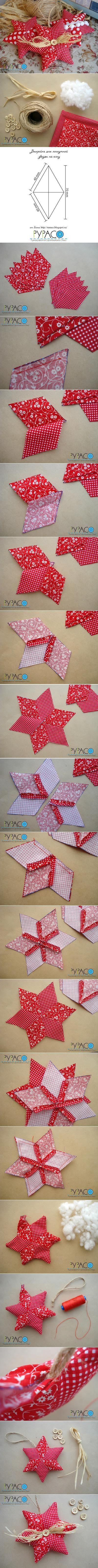 DIY Little Fabric Star