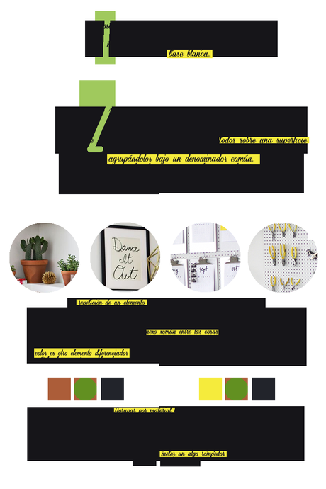 Las claves para crear un buen rincón Las claves para crear un buen rincón