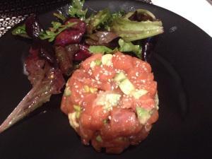 tartar de salmón