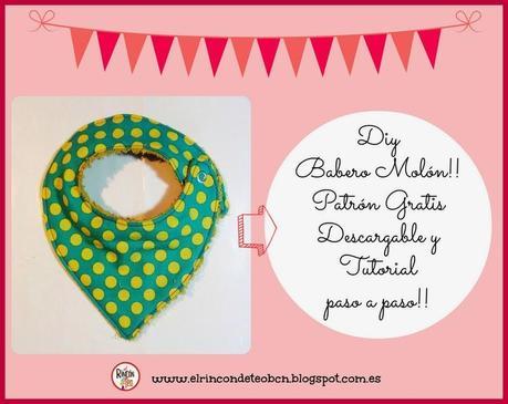 Tutorial DIY Babero Molon! Cómo hacer un Babero paso a paso, patrón gratuito!
