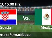 Partido Croacia México Grupo Mundial Brasil 2014