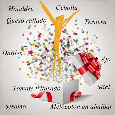 Ternera con melocoton en almibar