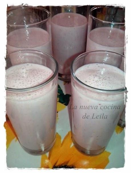 Batido de fresa