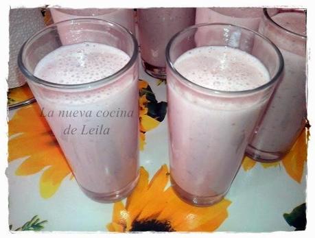 Batido de fresa