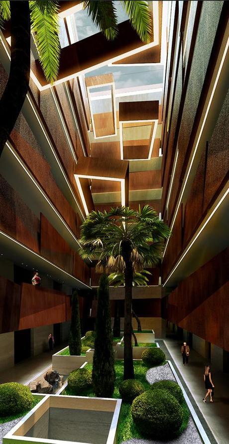 A-CERO PRESENTA UNA PROPUESTA DE HOTEL EN EL CENTRO DE MADRID: INTERIOR