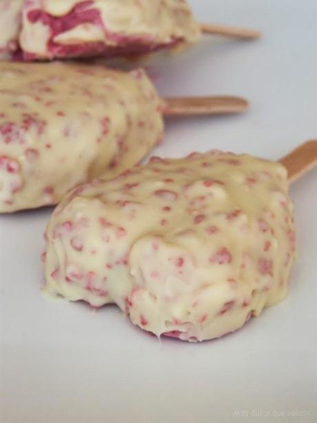 Helado express de fresa