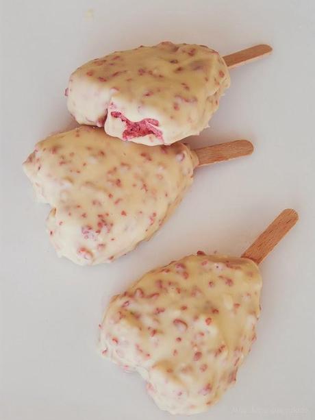 Helado express de fresa