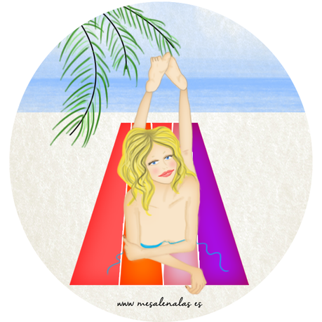 La felicidad en un capazo de playa La felicidad en un capazo de playa