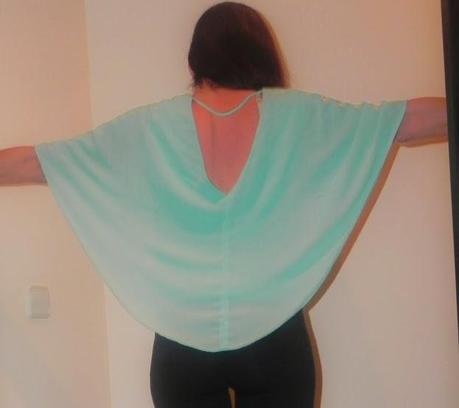 Look con Femme fatale y mi nueva blusa menta.