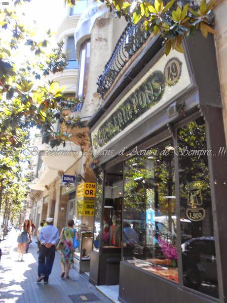CAMISERÍA F. PONS,114 AÑOS... MAJOR DE GRÀCIA Nº 49, BARCELONA...20-06-2014...!!!