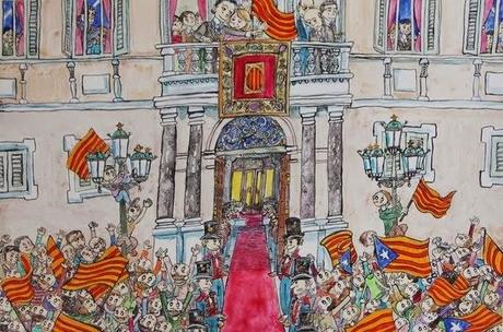 PLAÇA DE SANT JAUME, BARCELONA...1823-2014...¡¡¡...15-06-2014...!!!