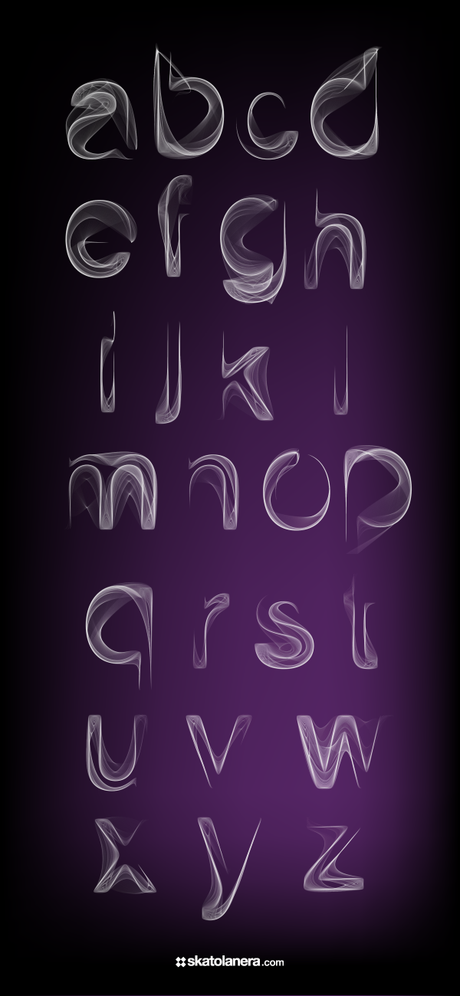 SMKR Experimental Font type