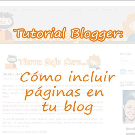 Tierra-Bajo-Cero-Tutorial-blogger-cómo-incluir-páginas-en-tu-blog