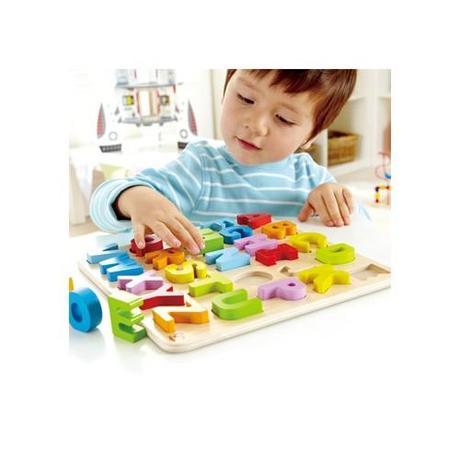 Juguetes para el desarrollo cognitivo puzzle-alfabeto