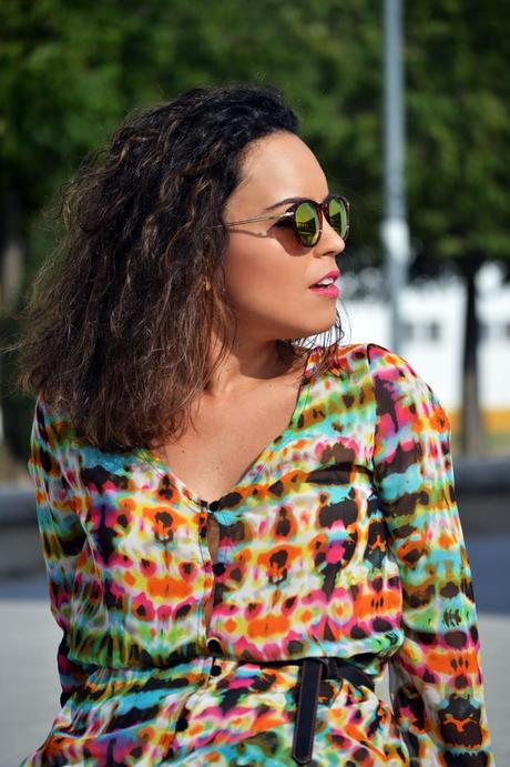 Outfit | Tie-dye dress