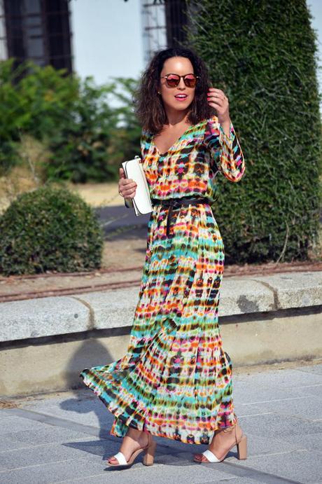 Outfit | Tie-dye dress