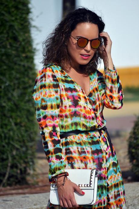 Outfit | Tie-dye dress