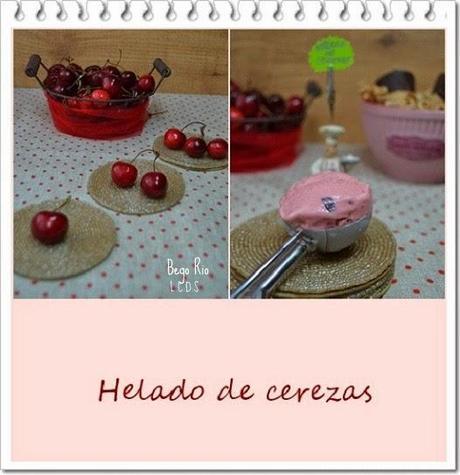 Helado de cerezas