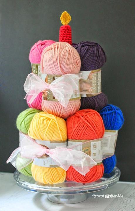 regalos de lanas tarta de madejas de lana