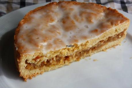 Tarta de manzana Gedeckter Apfelkuchen