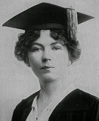 La sufragista inglesa, Emmeline Pankhurst (1858-1928)