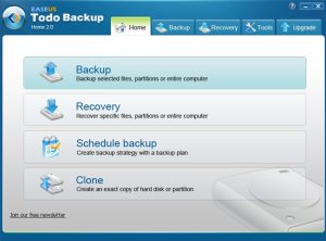 EaseUS Todo Backup, software para respaldar archivos en PC