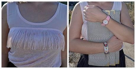 Vestido convertido en falda denim