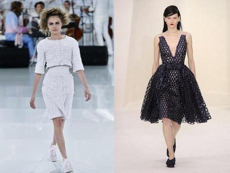 Diez mandamientos de la moda que nos saltamos a la torera Chanel y Dior Couture SS14.
