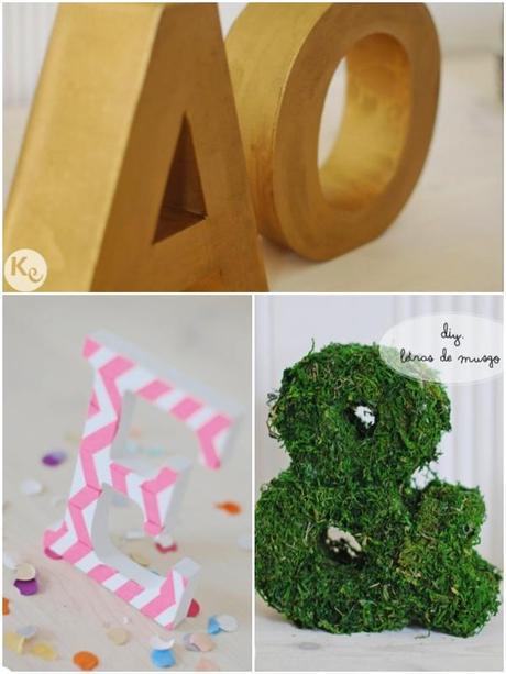 DIY. How to decorate letters