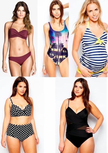 Bikinis y bañadores