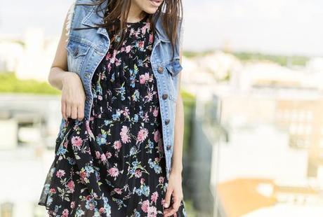 street style barbara crespo roof views innside madrid suecia fashion blogger outfit front row shop blog de moda dress