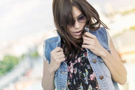 street style barbara crespo roof views innside madrid suecia fashion blogger outfit front row shop blog de moda dress