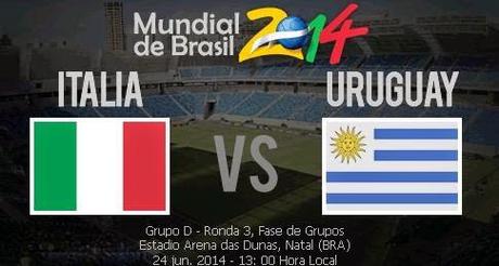Partido Italia vs Uruguay 