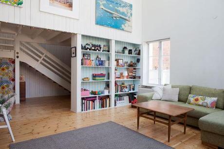 nórdico de principios del xx estilo clásico renovado decoración nórdica escandinava decoración casas antiguas claraboyas techos altos vigas en el techo calefacción por suelo radiante blog decoración de interiores 