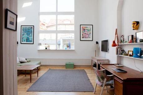 nórdico de principios del xx estilo clásico renovado decoración nórdica escandinava decoración casas antiguas claraboyas techos altos vigas en el techo calefacción por suelo radiante blog decoración de interiores 