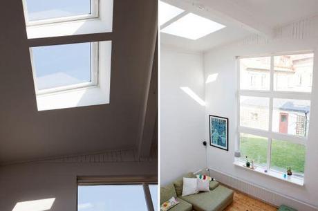 nórdico de principios del xx estilo clásico renovado decoración nórdica escandinava decoración casas antiguas claraboyas techos altos vigas en el techo calefacción por suelo radiante blog decoración de interiores 