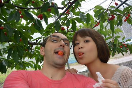 Preparando el viaje a Corea, y comiendo sakuranbo