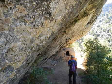 Forn dels Maquis cerca del Pantà de Margalef. El Montsant