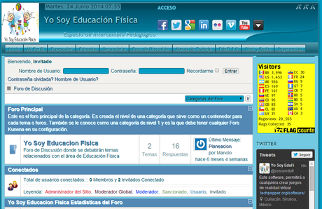 Sorprendente sitio de Educación Física 2.0
