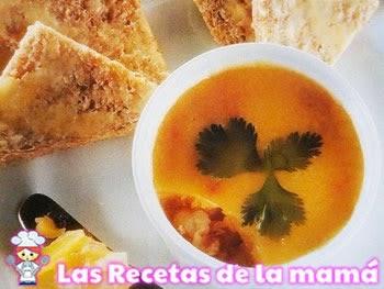 Receta de Sopa de gambas