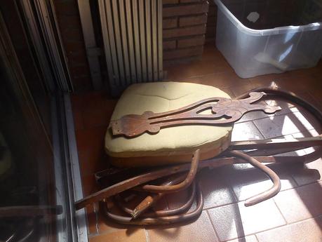 Tuneando una silla infantil...