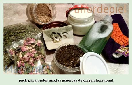 PACK PARA PIELES MIXTAS ACNEICAS DE ORIGEN HORMONAL